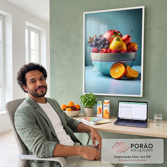 Quadro Decorativo Charme Rústico na Cozinha em escritorio moderno - quadros decorativos para sala