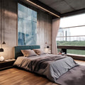 Quadro Decorativo Mistérios do Ártico - Sensação Gélida Exclusiva - quadros decorativos 1 Tela Vertical, 3 Telas - em escritorio elegante