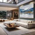 Quadro Decorativo Paisagem Montanhosa - Inspiração Natural - quadros decorativos para sala 1 Tela, 1 Tela Horizontal - em living room premium