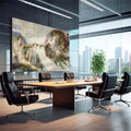 Quadro Decorativo A Criação de Adão - Toque Divino e Arte Única - quadros decorativos para sala 1 Tela, 1 Tela Horizontal - em quarto contemporaneo