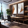 Quadro Decorativo: Escada Espiral - Charme Minimalista - quadros decorativos para sala 2 Telas, abstrato - em quarto contemporaneo