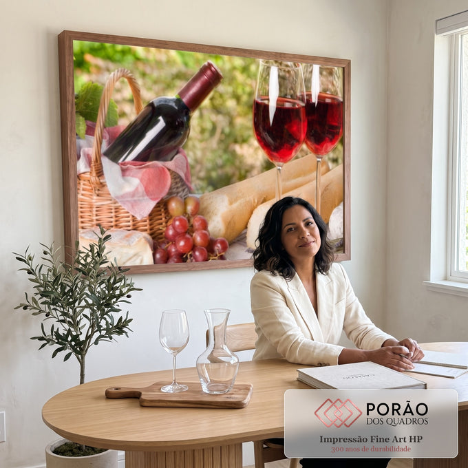 Quadro Decorativo: Celebração Campestre Única em escritorio moderno - quadros decorativos para sala