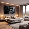 Quadro Decorativo Detalhes no Olhar - Arte da Esperança - quadros decorativos para sala 1 Tela, 3 Telas - em quarto contemporaneo