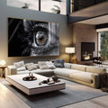 Quadro Decorativo Detalhes no Olhar - Arte da Esperança - quadros decorativos para sala 1 Tela, 3 Telas - em living room premium