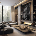 Quadro Decorativo Salmo 91 Cruz de Fé Inabalável - quadros decorativos para sala 1 Tela Vertical, 3 Telas - em quarto contemporaneo