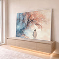 Quadro Decorativo Caminho da Serenidade em ambiente decorado - quadros decorativos para sala