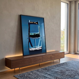 Quadro Decorativo Carro F100 - Elegância e Estilo para sua Decoração em ambiente decorado - quadros decorativos para sala