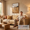 Quadro Decorativo Serenidade Natural em sala de estar moderna - quadros decorativos para sala
