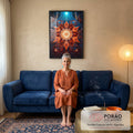 Quadro Decorativo: Mandalas que Energizam Seu Ambiente em sala de estar moderna - quadros decorativos para sala