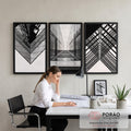 Quadro Decorativo: A Vibrante Alma Urbana em Cores em escritorio moderno - quadros decorativos para sala