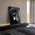 Quadro Decorativo Espiritualidade e Reflexão em ambiente decorado - quadros decorativos para sala