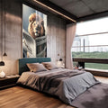 Quadro Decorativo Elegância Minimalista em 3 Frascos - quadros decorativos para sala 1 Tela Vertical, 3 Telas - em quarto contemporaneo