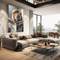 Quadro Decorativo Elegância Minimalista em 3 Frascos - quadros decorativos 1 Tela Vertical, 3 Telas - em escritorio elegante