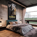 Quadro Decorativo: Inspire Força Jedi em Você - quadros decorativos para sala 1 Tela Vertical, 3 Telas - em quarto contemporaneo