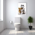 Quadro Decorativo Soldado Galáctico: Aventura e Paixão - quadros decorativos para sala 1 Tela Vertical, 3 Telas - em ambiente decorado