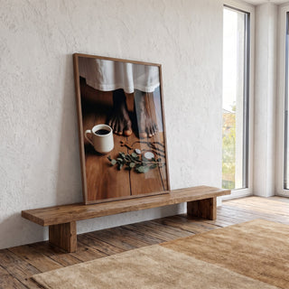 Quadro Decorativo Serenidade e Contemplação em ambiente decorado - quadros decorativos para sala