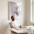 Quadro Decorativo Mãos de Esperança - Toque Emocional Único em escritorio moderno - quadros decorativos para sala