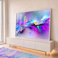 Quadro Decorativo: Jornada Cósmica Encantadora em ambiente decorado - quadros decorativos para sala