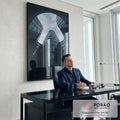 Quadro Decorativo Arquitetura Moderna e Harmônica em escritorio moderno - quadros decorativos para sala