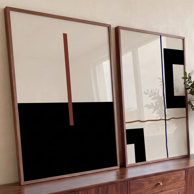 Quadro Decorativo Essência Geométrica Charme e Modernidade