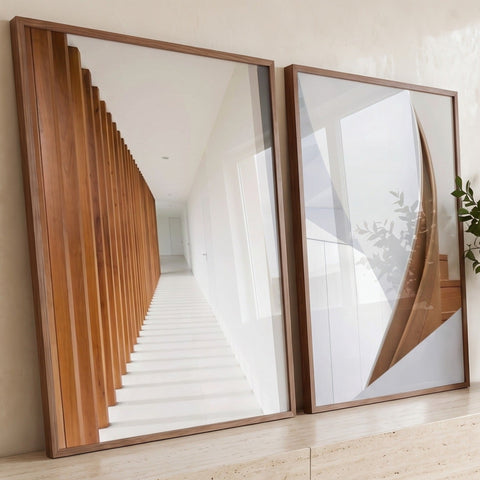 Quadro Decorativo Escada Espiral Charme Minimalista