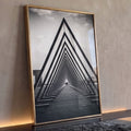 Quadro Decorativo Exclusivo Ponte Urbana e Reflexões