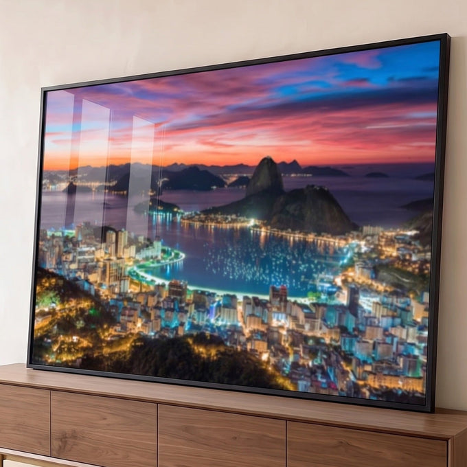 Quadro Decorativo Emocionante Entardecer Carioca