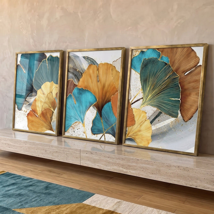 Quadro Decorativo Renove com Ginkgo Biloba