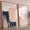 Quadro Decorativo Pincelada com Cores Suaves