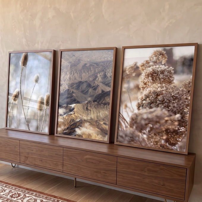 Quadro Decorativo Vista Outonal Serenidade Cores Vibrantes
