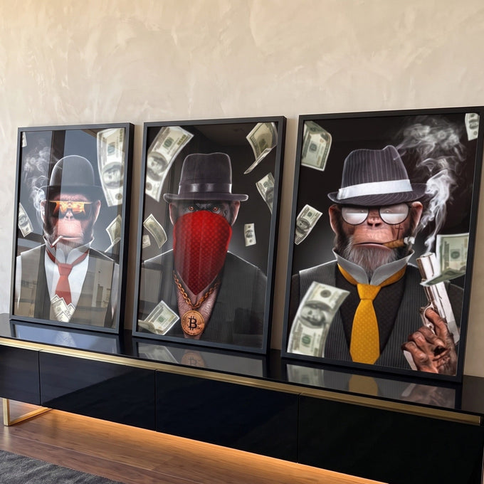 Quadro Decorativo Essência do Poder e Humor em Cores