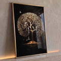 Quadro Decorativo Árvore da Vida Gold Renove Seu Espaço