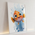 Quadro Decorativo Peixinho Alegre em Oceano Sereno