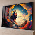 Quadro Decorativo Encante-se com Jesus em Cores Vibrantes
