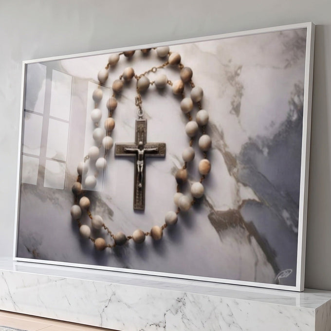 Quadro Decorativo Rosário Elegância e Durabilidade para sua Decoração
