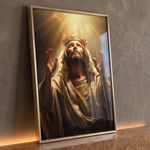 Quadro Decorativo Jesus Abençoando Obra de Arte para Transformar Seu Espaço com Serenidade