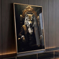 Quadro Decorativo Lobo Executivo Elegância e Sofisticação para sua Decoração