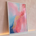Quadro Decorativo Abstrato Primavera Doce Elegância e Sofisticação para seu Ambiente