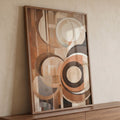 Quadro Decorativo Abstrato Rústico Elegância e Estilo para Sua Parede