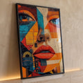 Quadro Decorativo Abstração Feminina