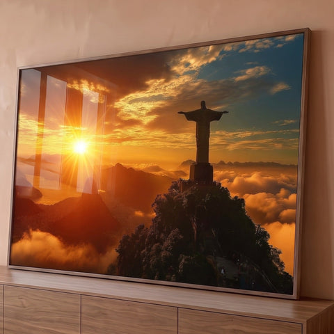 Quadro Decorativo Emocionante Cristo O Todo Poderoso