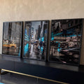 Quadro Decorativo Noite Chuvosa NY Energia Vibrante