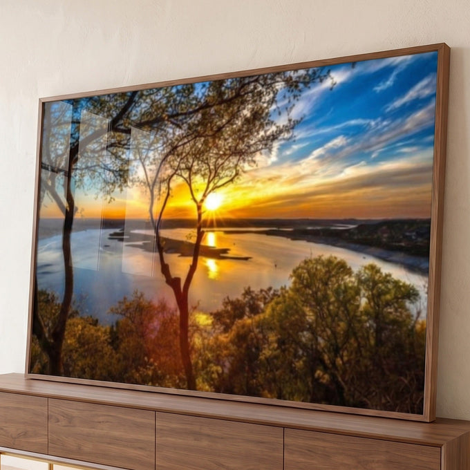 Quadro Decorativo O Encanto do Entardecer Sinta a Paz