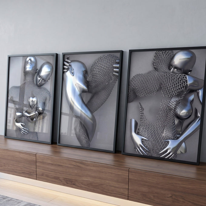 Quadro Decorativo Encantamento Metálico Inspire-se