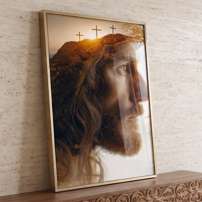 Quadro Decorativo Serenidade e Fé