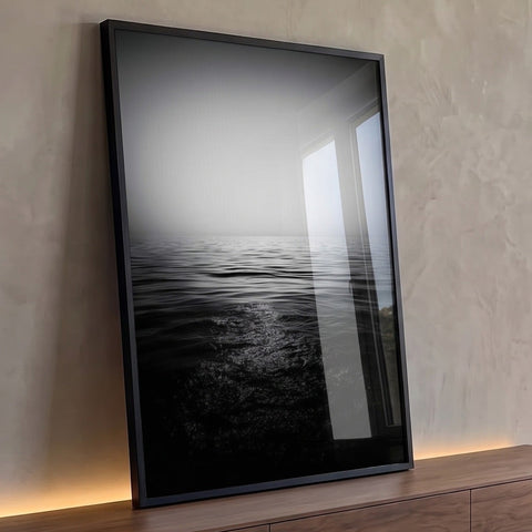 Quadro Decorativo Serenidade em Preto e Branco