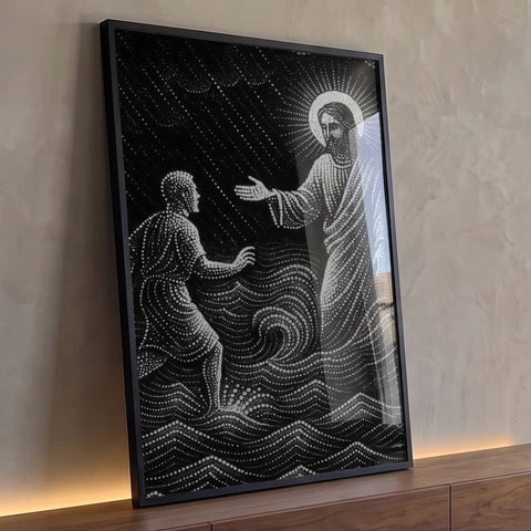 Quadro Decorativo Onda de Esperança Espiritual
