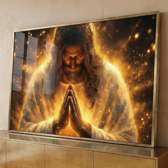 Quadro Decorativo Aura de Luz Dourada