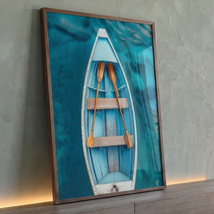 Quadro Decorativo Canoa Serene Moderna
