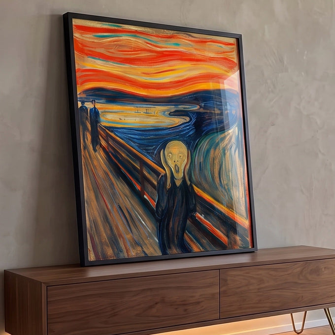 Quadro Decorativo O Grito Arte Impactante